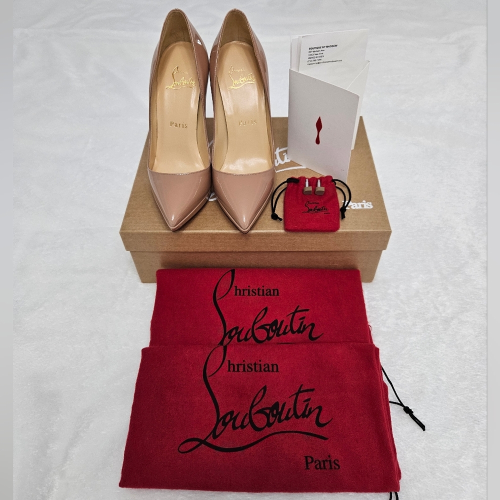 Christian Louboutin Pigalle Plato 120 in Nude